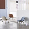 Fiber Lounge Chair Tube Base - Divina 154 Anthracite Black
