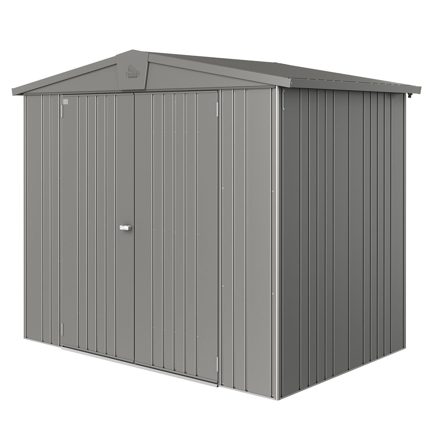 Europa trädgårdsskjul storlek 3 metallic kvarts-grå