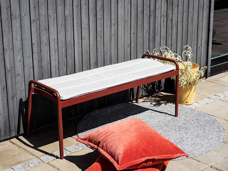 Sonnac bänk 51x124 cm burnt paprika 