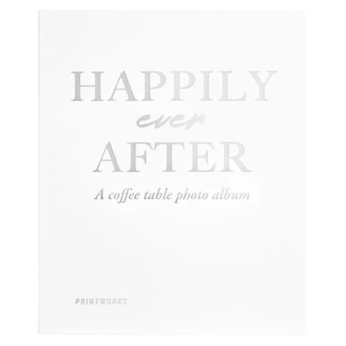 Bröllopsfotoalbum Happily Ever After Ivory
