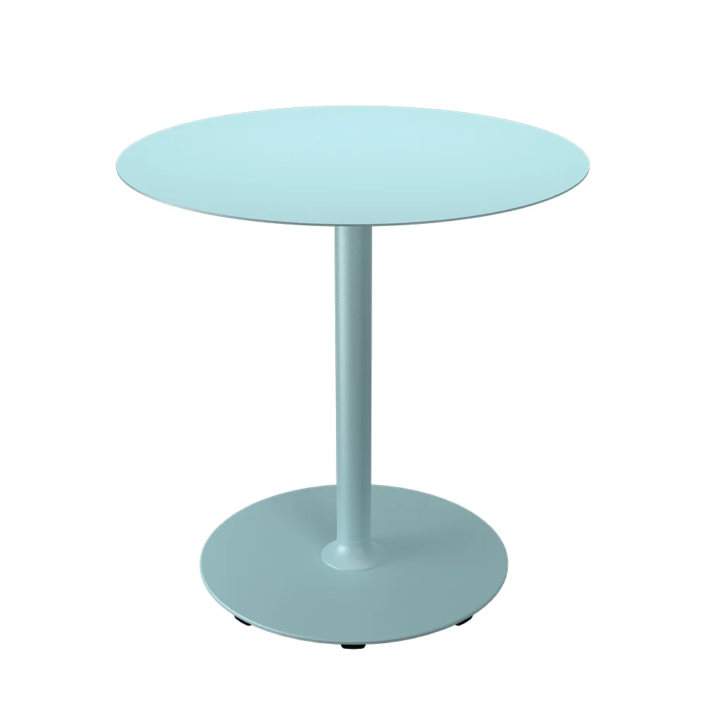 PICO Cafébord Ø74 cm, rund bas  Ice Blue