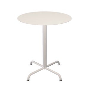 PICO Cafébord Ø64 cm, bas 4 ben Muted white