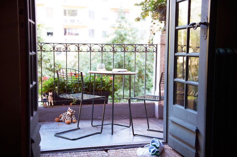 Bord High Tech 60 Vit Laminat / Svart Stativ