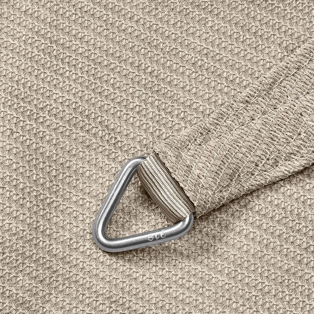 Coolfit solsegel triangulärt 500x500cm greige