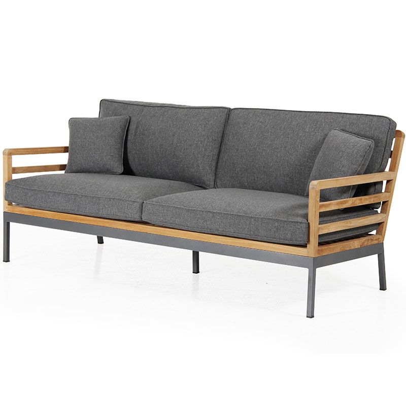 Zalongo 3-sits soffa teak 