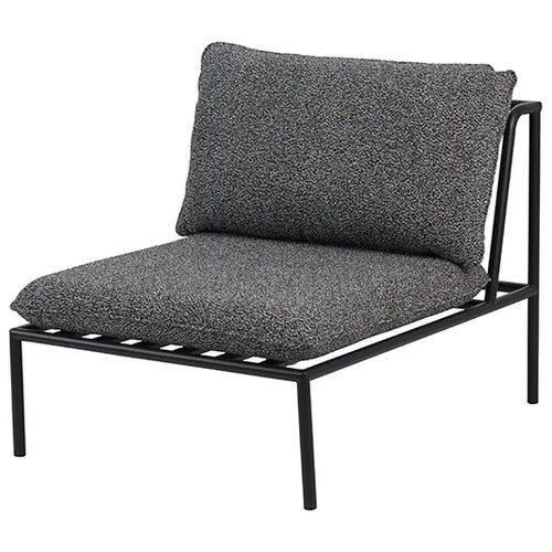 Collier mittdel Svart / Teddy black