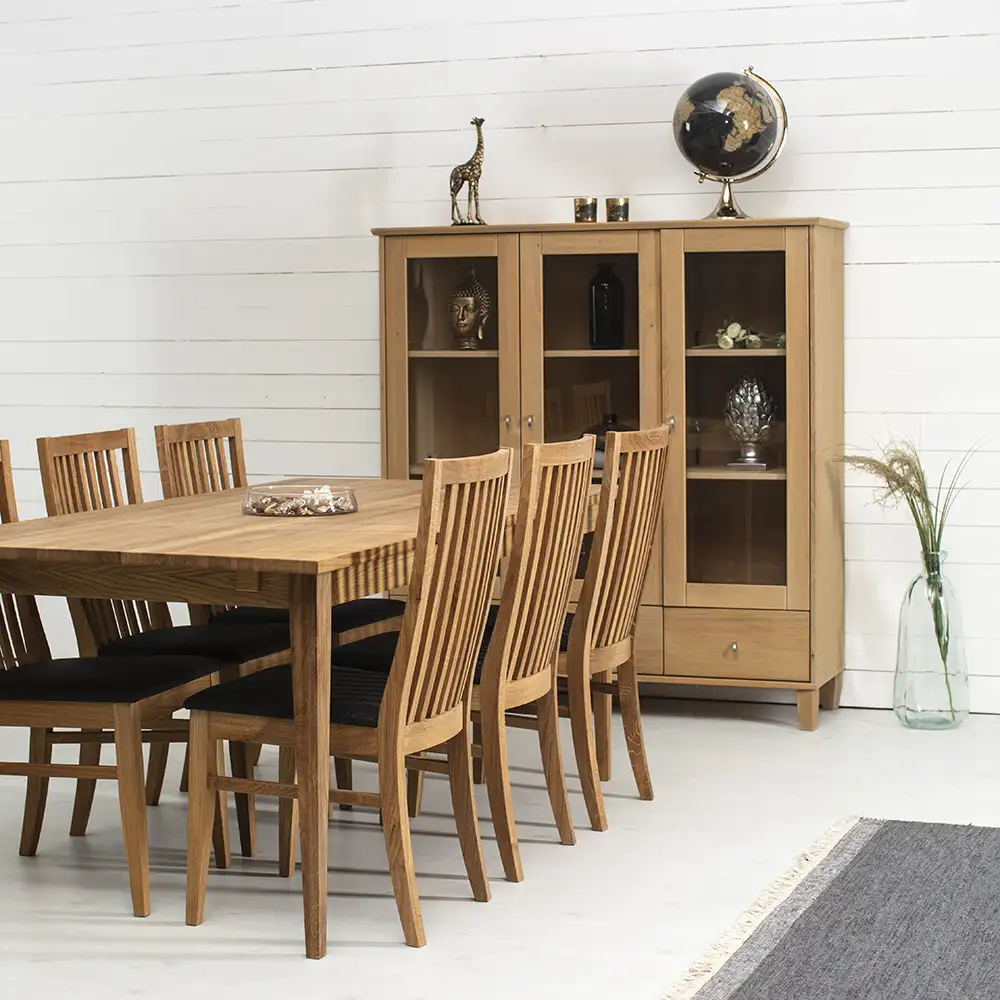 Ekliden Vitrin 137 cm oljad ek