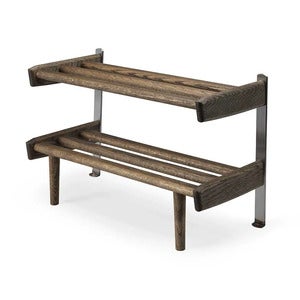Meja Skohylla Golv 59 cm Rökt Ek