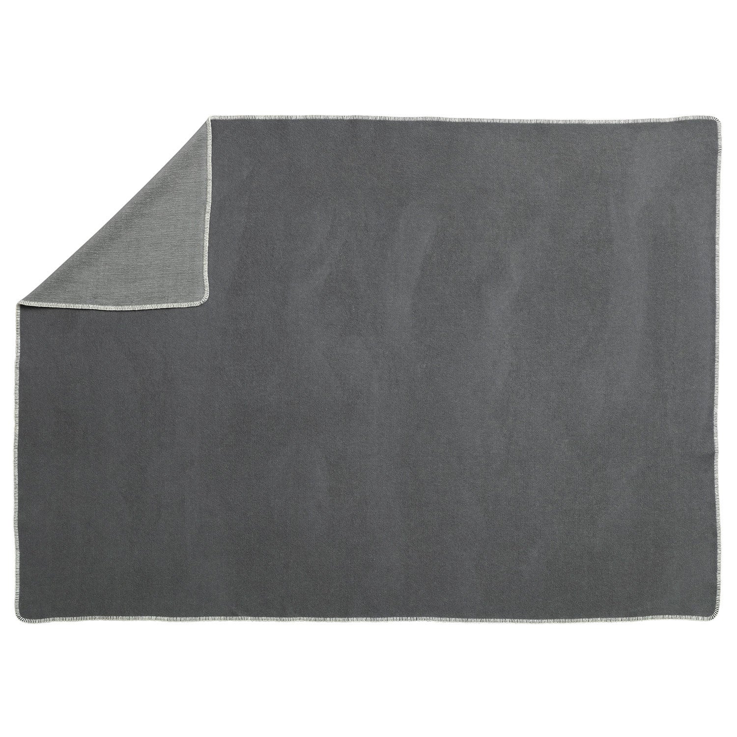 Blanket matta 140x200 cm ylva dark grey / charcoal 