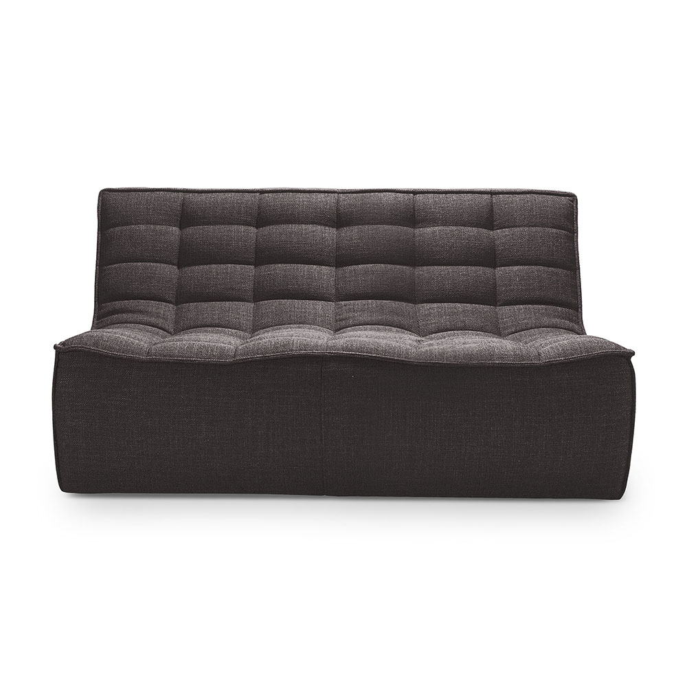 Ethnicraft N701 2-sits soffa Dark Grey