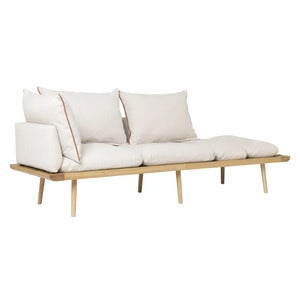 Lounge Around 3-sits soffa Oak/White Sands