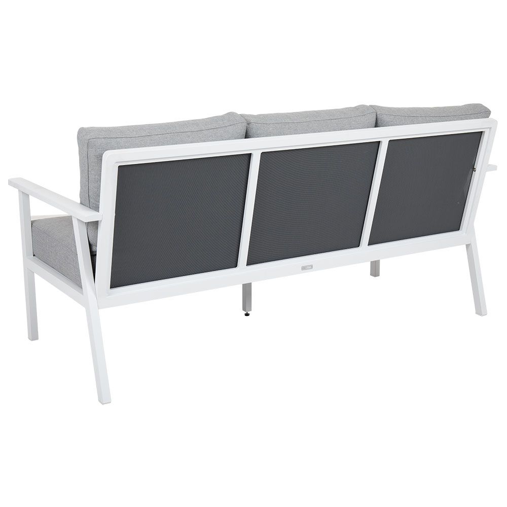 Samvaro 3-sits soffa vit / grå 