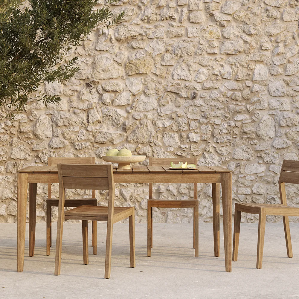 Bok Matbord 162x80 cm Teak