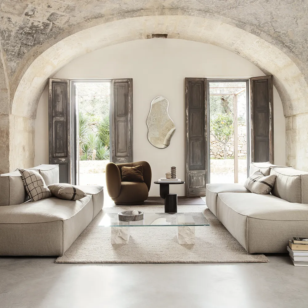 Mineral Soffbord - Bianco Curia