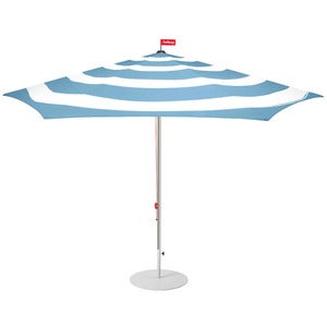 Stripesol parasoll wave blue inkl. fot light grey