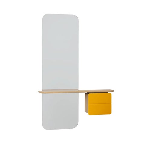 One More Look Spegel Ek/Saffron Yellow