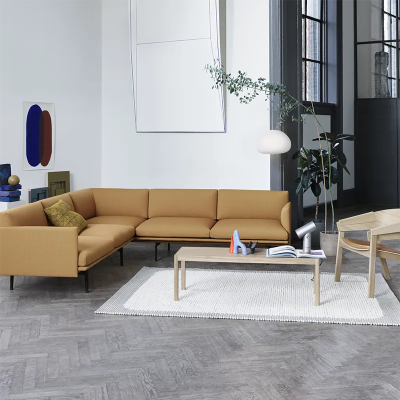 Workshop soffbord 43 x 120 cm - Oak Veneer Oak