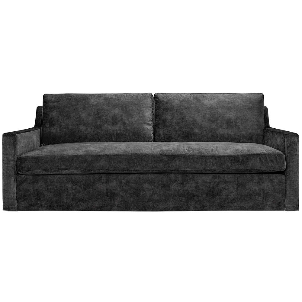 Guilford 3-Sits Soffa Velvet Dark Grey