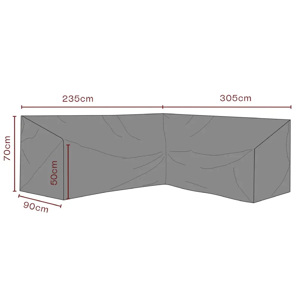 Möbelskydd Hörnsoffa 305/235x90 cm Premium