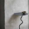 Curvature Väggmonterat bord - Black Brass