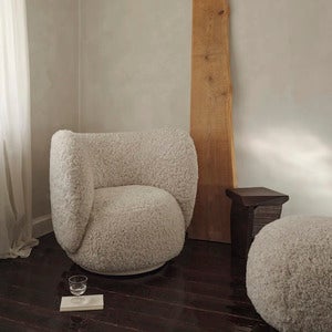 Rico Lounge Fåtölj Sheepskin - Moonlight