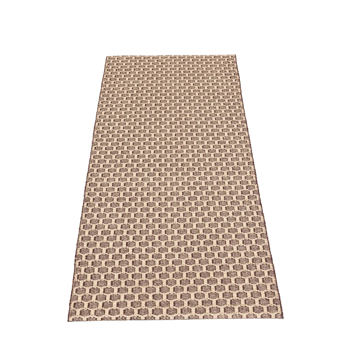 Vändbar Plastmatta MIMI Burgundy/Cream 70x300 cm