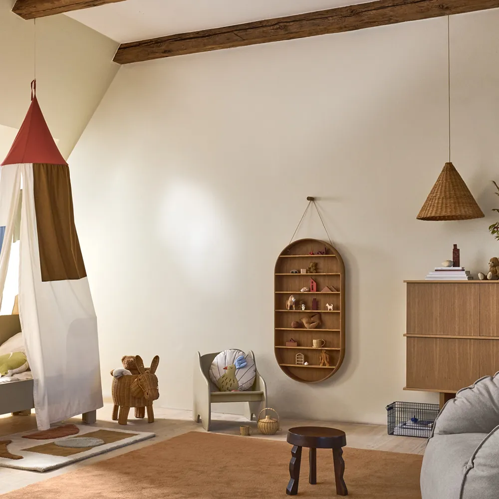 Oval Dorm Vägghylla - Oiled Oak