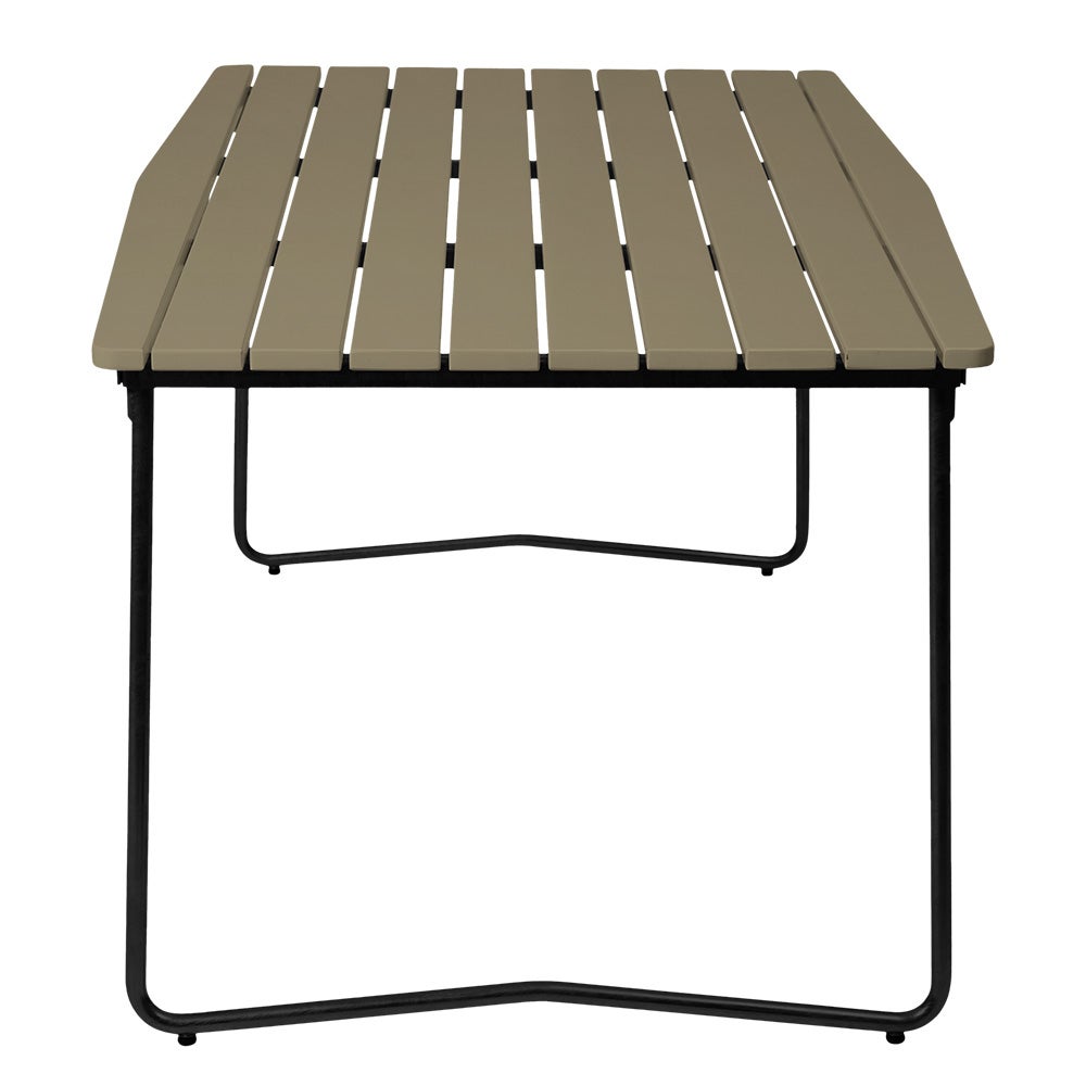 Bord B31 170 Grönlackad ek / Svart ram