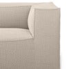 Catena 138 cm armstöd höger Wool Boucle - Natural