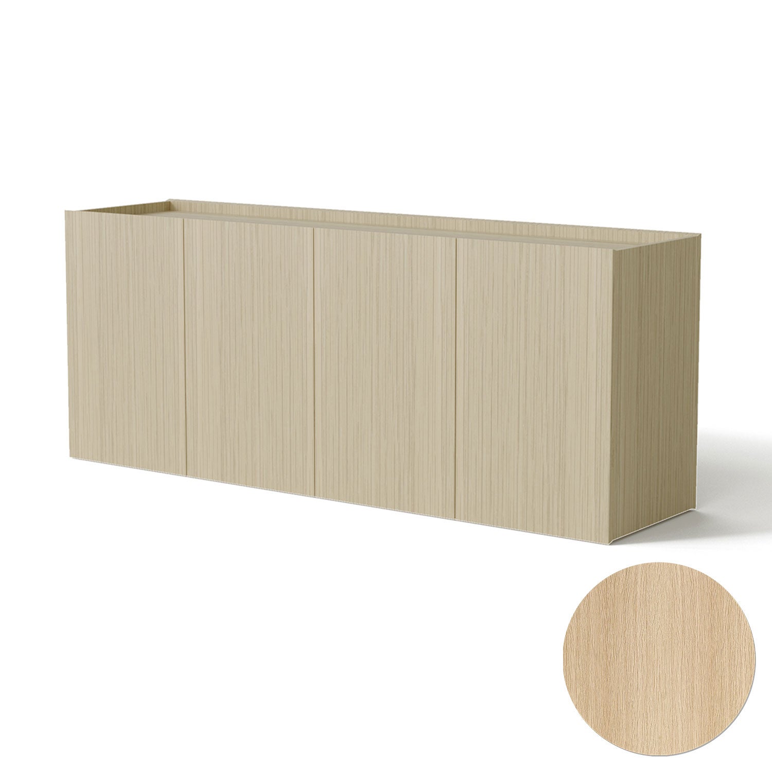 Sm404 Skänk Ek Lack 169X43X68Cm 