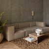Catena 138 cm armstöd vänster Rich Linen - Natural