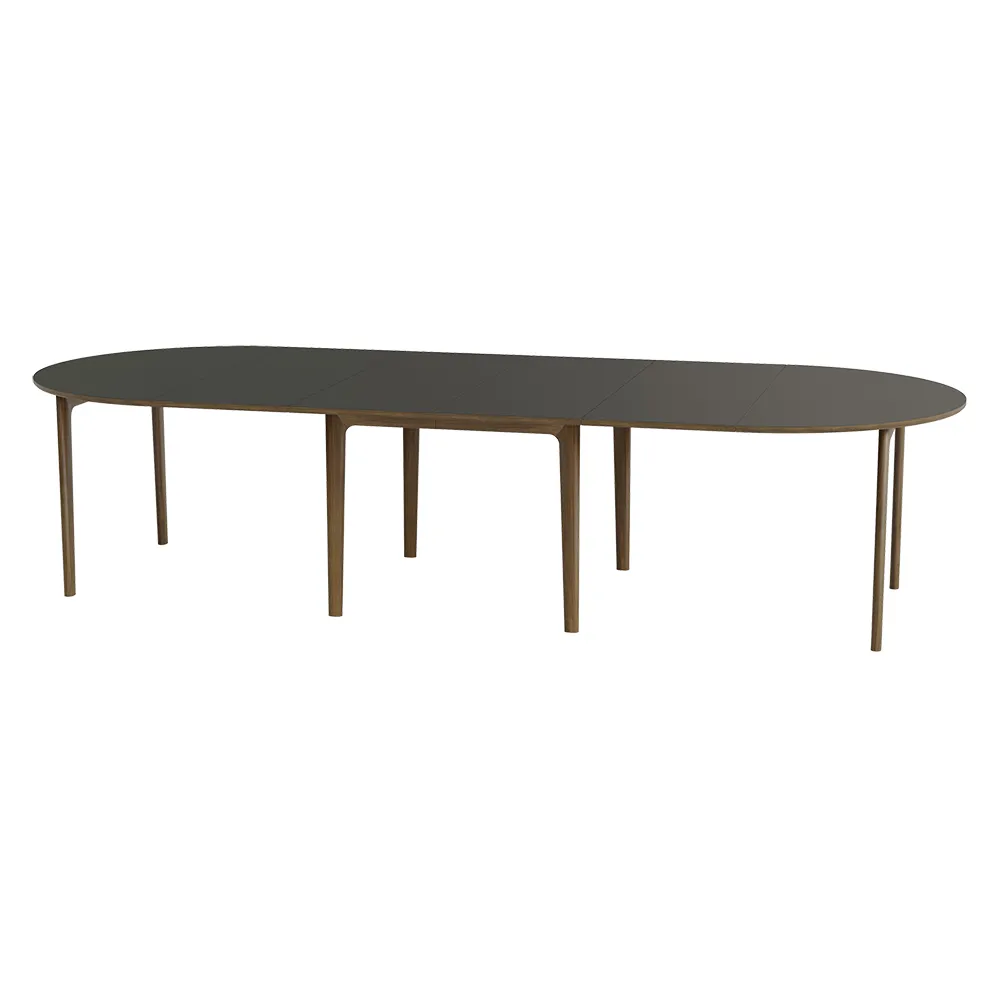 Sm112 matbord Valnöt Olja/Svart Nanolaminat