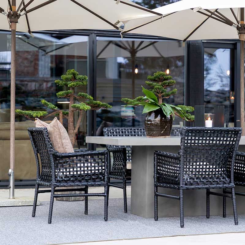 Campos Delgado Matbord 90X200 Betong 6 Cm