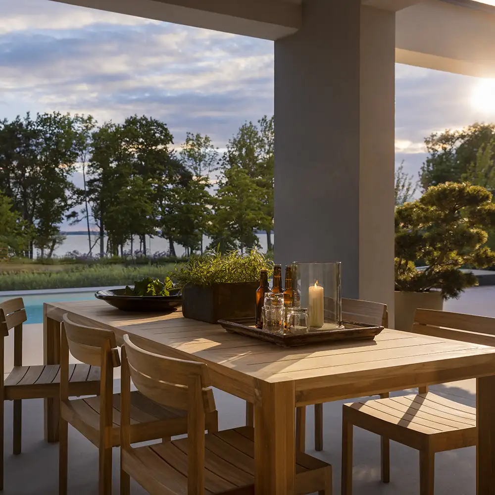 Laknäs Matstol teak