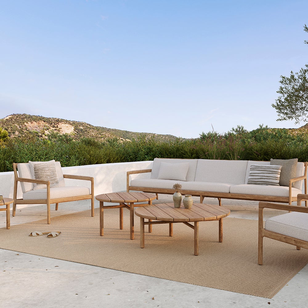 Boucle Prydnadskudde 50x50 cm Oat 