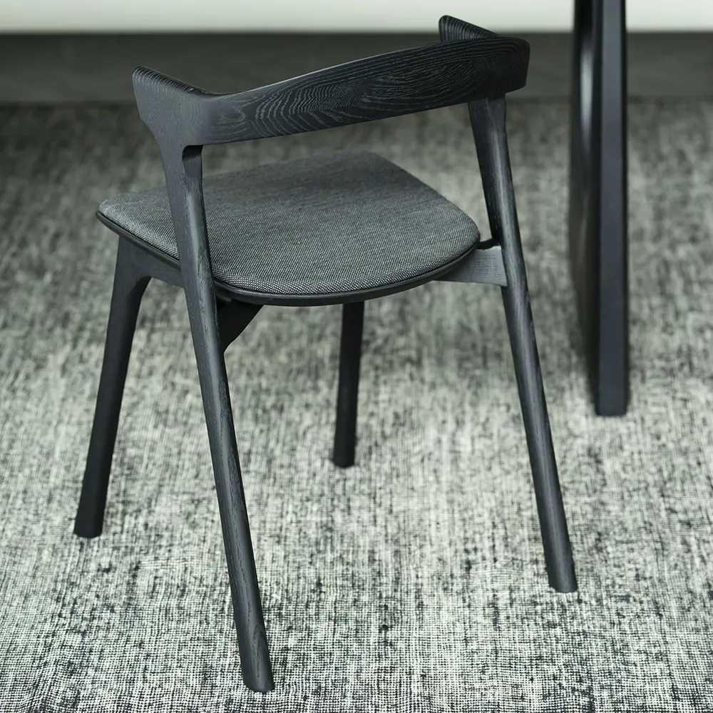 Dots kilim Matta 200x300 Black