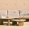 Jack 3-sits soffa Teak/Natural