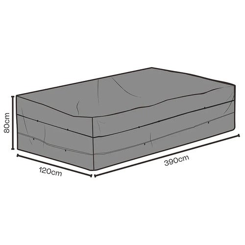 Möbelskydd 390x120x80 cm Black breathable