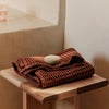 Badhandduk i Ekologisk Bomull Brown Clay