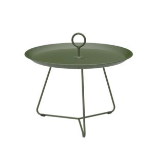 EYELET sidobord Ø57,5 olivgrön