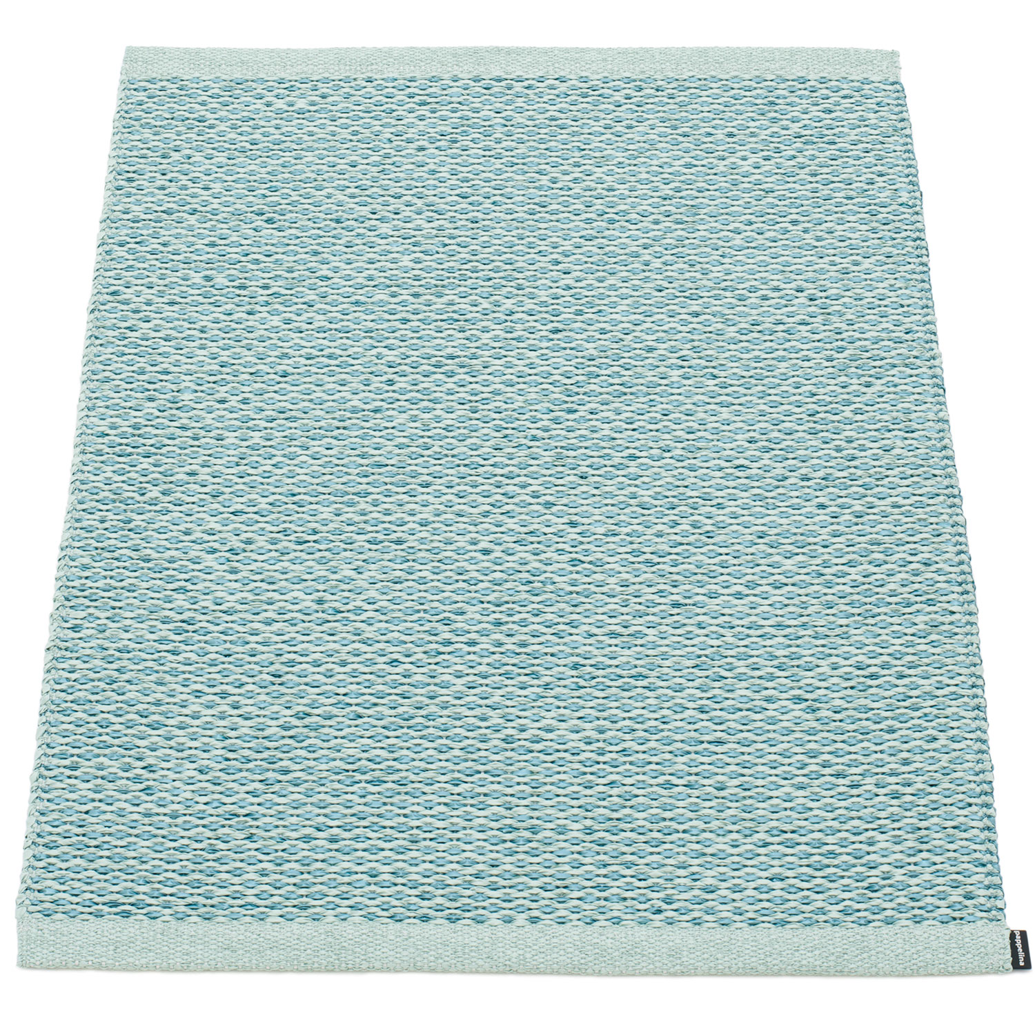 Svea matta 60×85 cm azurblue metallic / pale turquoise