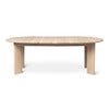 Bevel Matbord 117-217x117 cm - White Oiled Oak