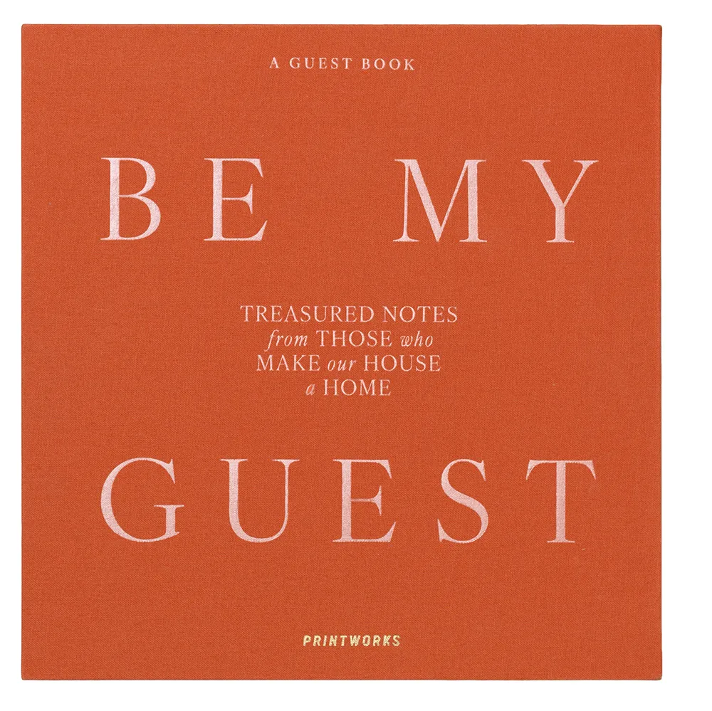 Gästbok Pink Be My Guest