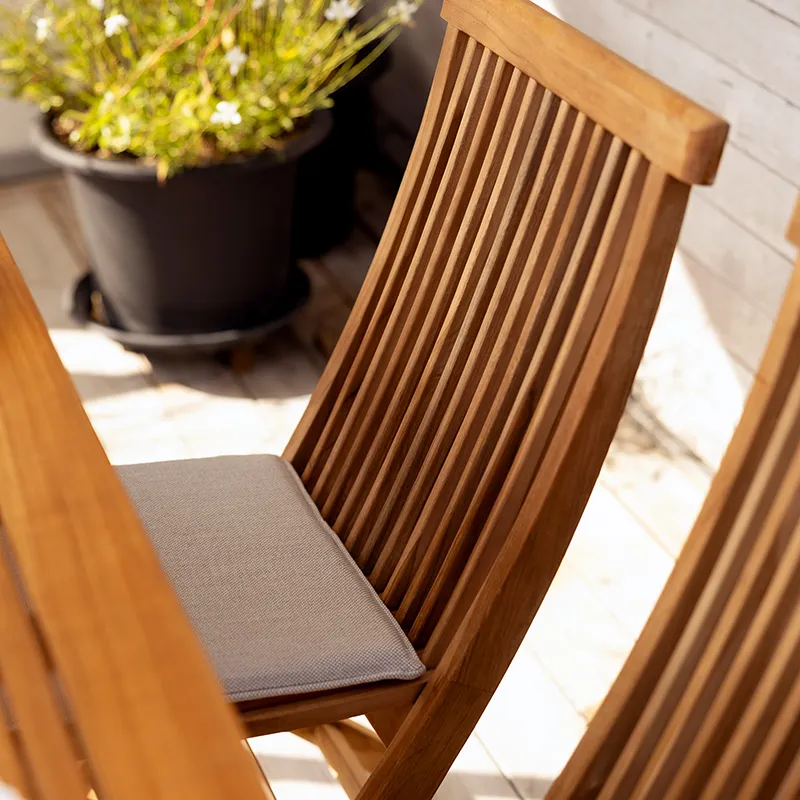 Turin matstol natur teak 