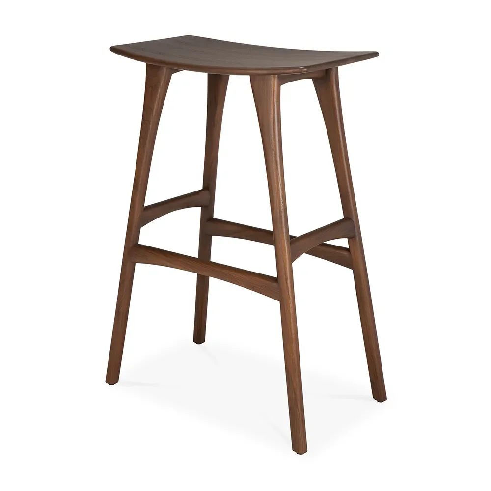 Osso Barpall Brunlackad teak