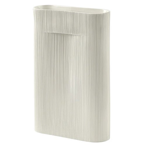 Ridge Vas H: 48,5 cm Off White