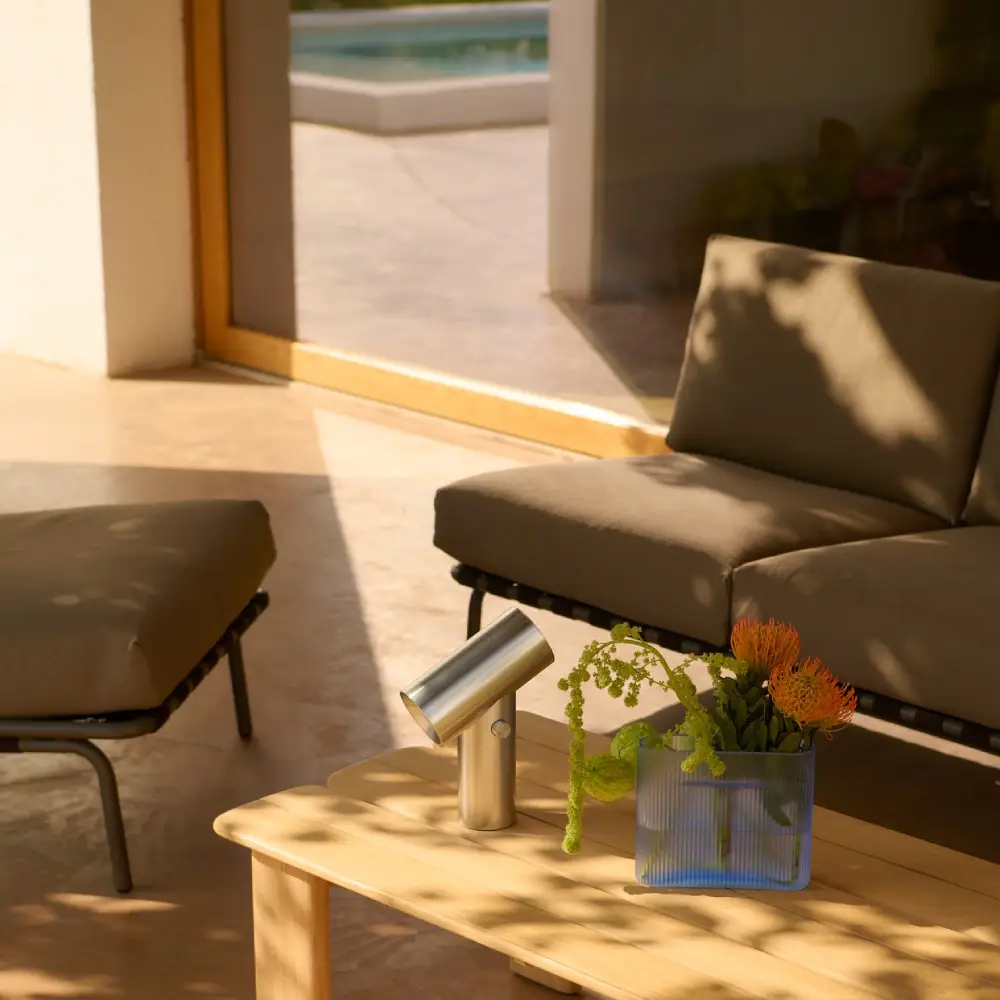 Loungesoffa Settle 3-seater Ribbed Weave 5/Taupe