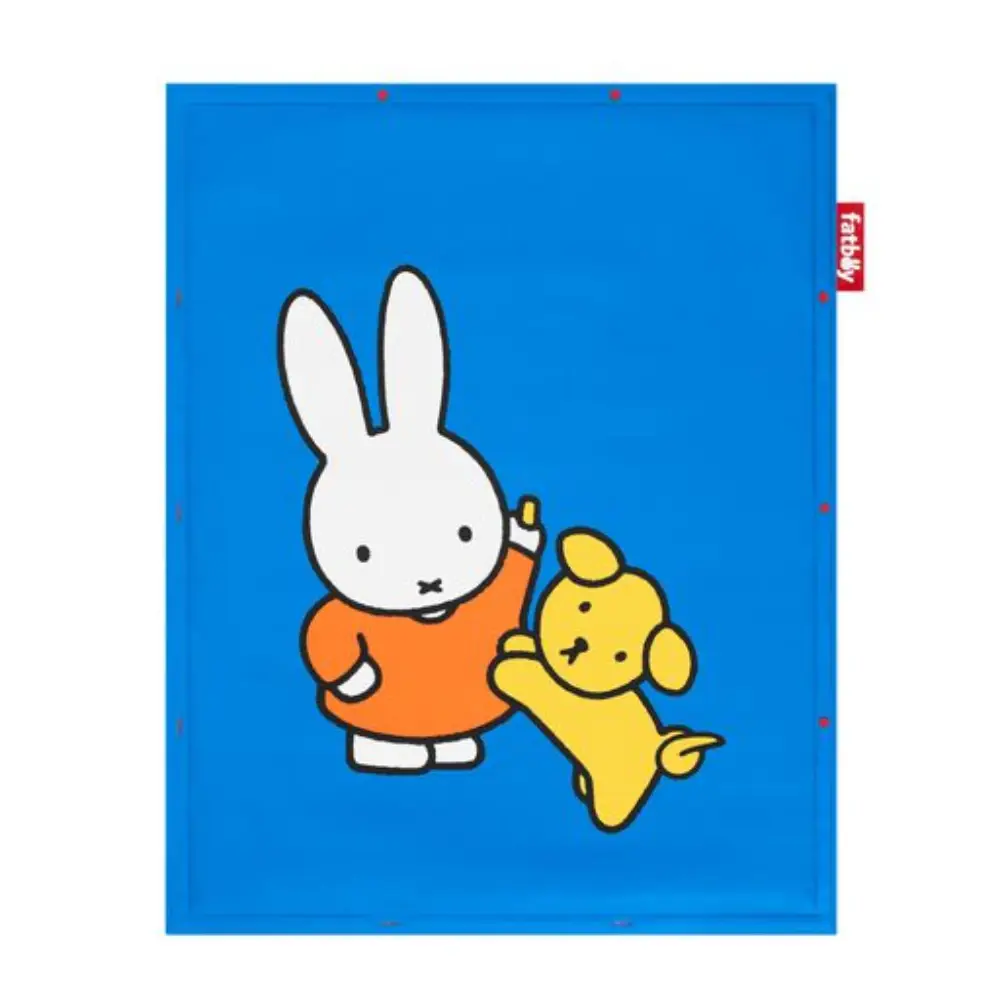 flying carpet x Miffy lekmatta 180x140 cm blue
