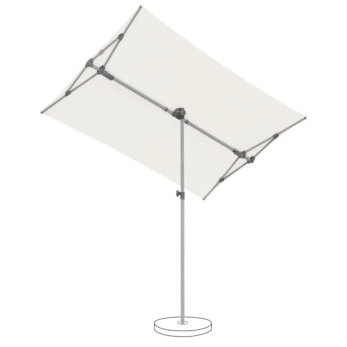 Flex Roof 195x140cm utan kappa 1 050 Sand White Glatz basprodukt