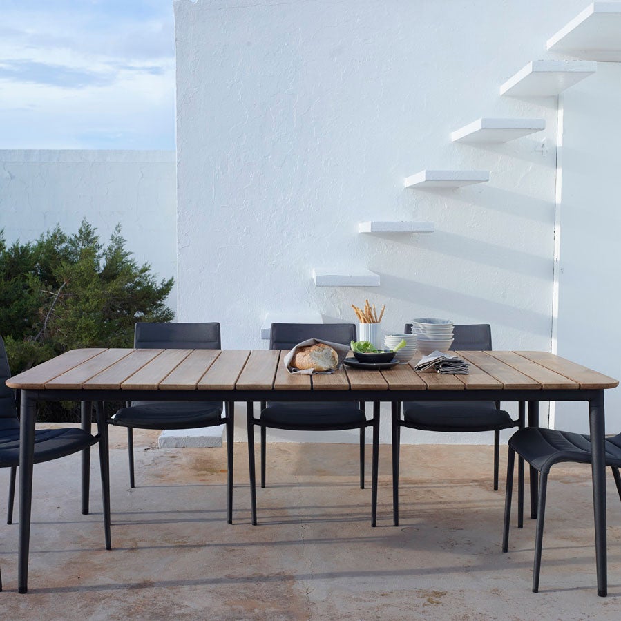 Core Matbord 90X210 Lava Grå 